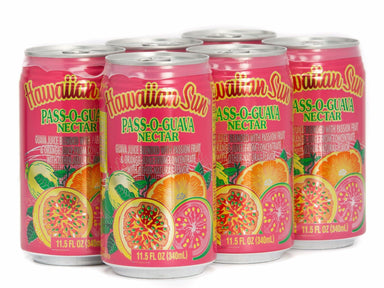 Hawaiian Sun Drink, Pass-O-Guava Nectar, 11.5 Fl Oz Pack of 6 Hawaiian Sun 11.5 FO-6 Count 