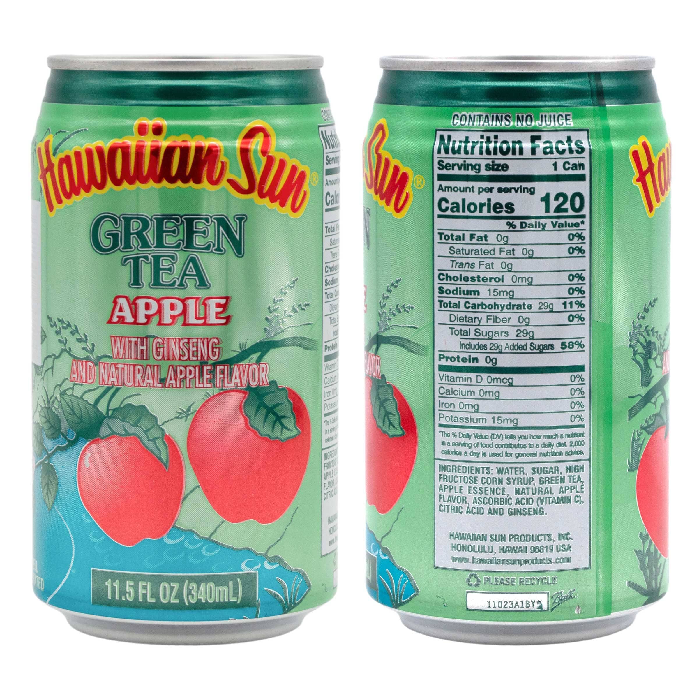 Hawaiian Sun Drinks, Tea Variety, 2 Cans per Flavor, Total 12 Cans Snackathon 