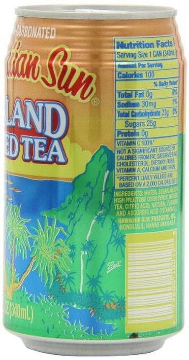 Hawaiian Sun Island Ice Tea, 11.5 Fl. Oz., 6 Count Hawaiian Sun 