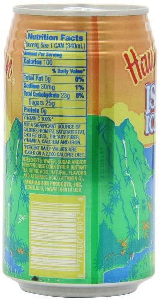 Hawaiian Sun Island Ice Tea, 11.5 Fl. Oz., 6 Count Hawaiian Sun 