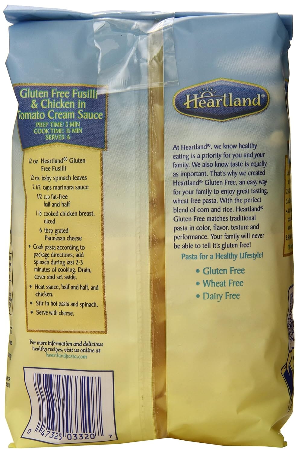 Heartland Gluten Free Fusilli, 12 Ounce Heartland 