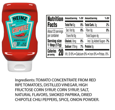 Heinz Spicy Ketchup Variety Pack, 3 flavors (Chipotle, Jalapeno, Habanero), 14 Ounce Each, Pack of 3 Snackathon 