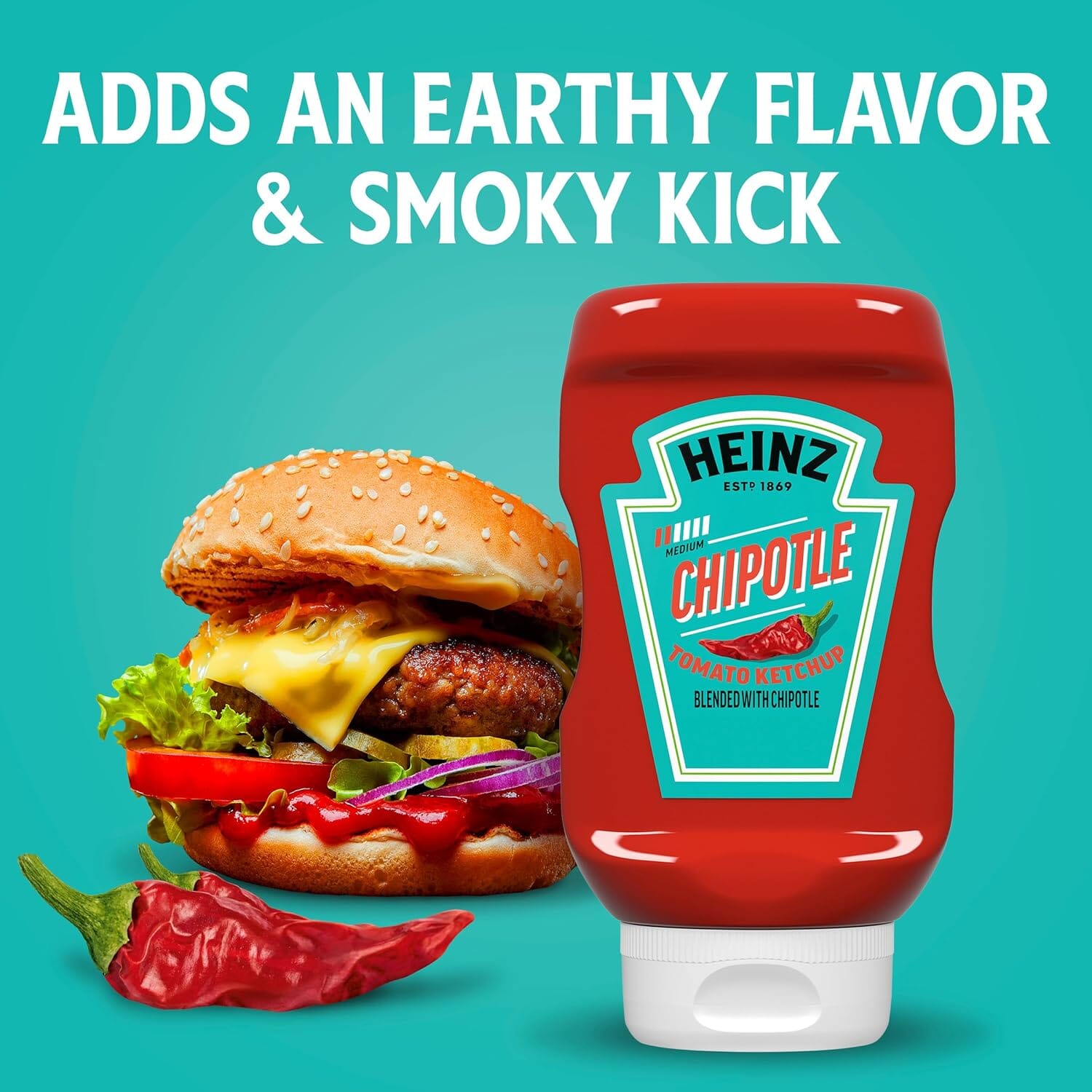 Heinz Tomato Ketchup 14 Ounce Heinz Chipotle 14 Ounce 