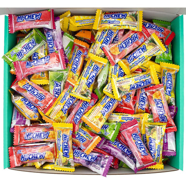 Hi Chew 6 Flavors, Bulk 165+ Pieces, 2 Pound (Hi Chew Fruit Strawberry, Mango, Green Apple, Grape, Tropical Smoothie, Pina Colada) Snackathon 