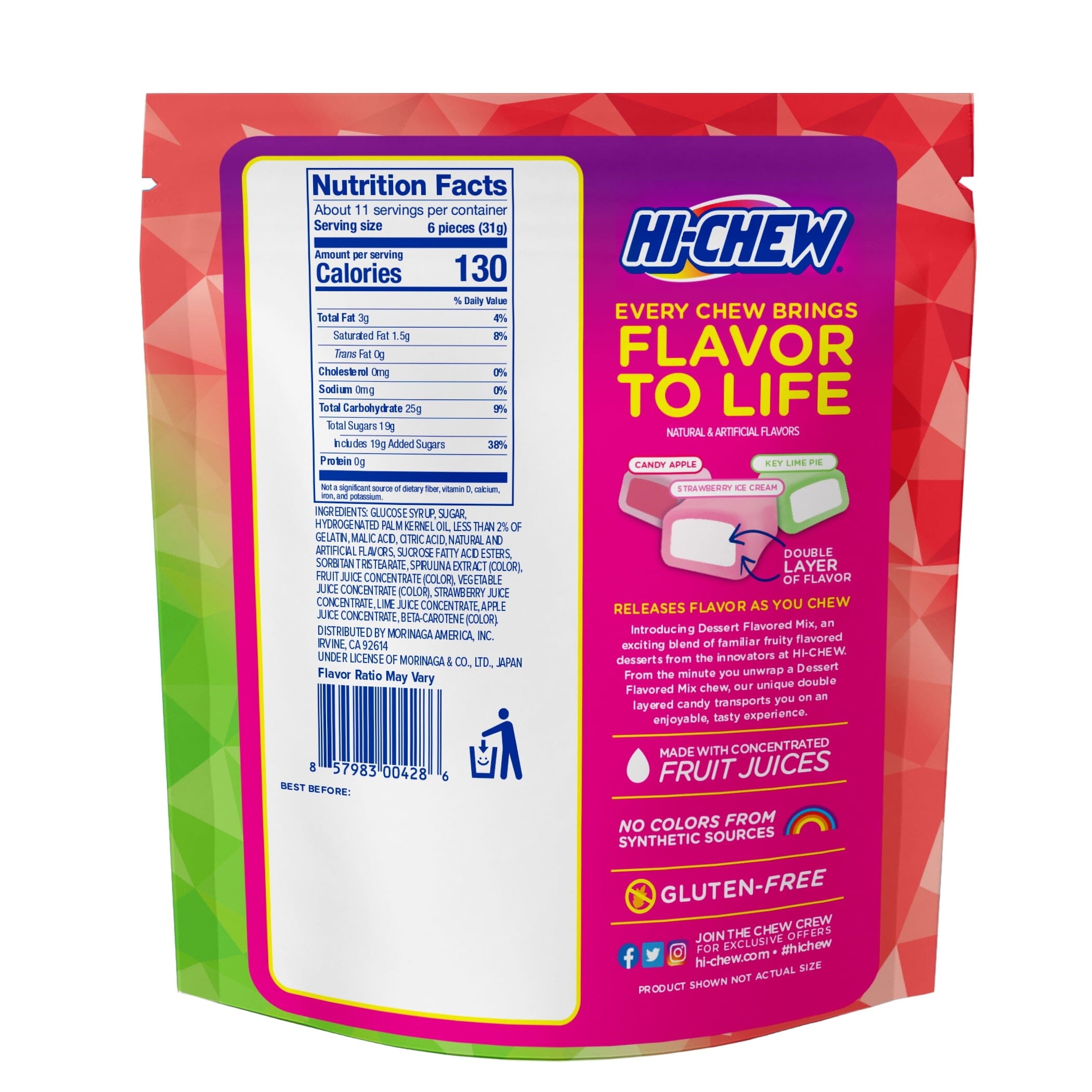 Hi-Chew Dessert Mix, 11.65 oz, Stand Up Pouch Hi-Chew 