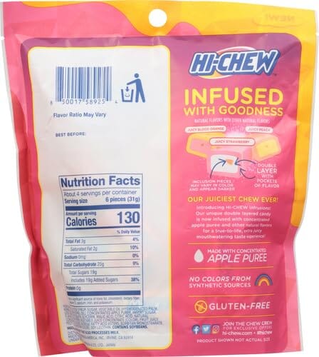 HI-CHEW Infrusions Chewy Candy, 4.24 oz, Stand up Pouch Hi-Chew 