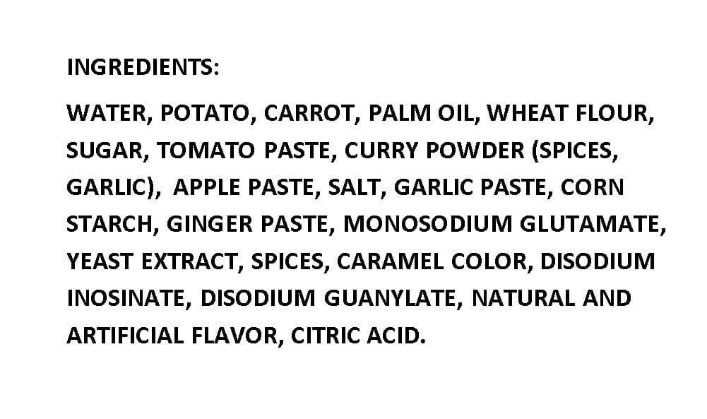House Curry Sauce with Vegetables - Medium Hot 7.4 Oz House 