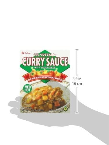 House Curry Sauce with Vegetables - Medium Hot 7.4 Oz House 