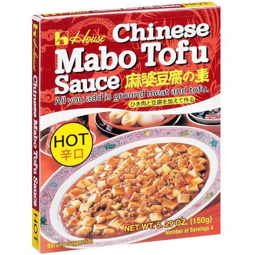 House Foods Chinese Mabo Tofu Sauce Hot Flavor 5.29 Ounce House Foods 