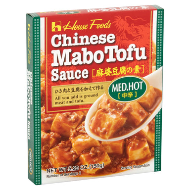 House Foods Chinese Mabo Tofu Sauce, Medium Hot, 5.29 Ounce House Foods 