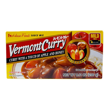 House Foods Vermont Curry Mild 8.11 oz Snackathon Foods 8.11 Ounces (Pack of 1) 