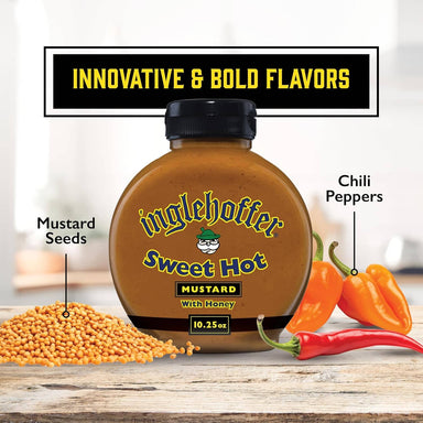 Inglehoffer Sweet Hot Mustard with Honey, 10.25 Oz Inglehoffer 
