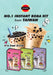 Instant Boba Bubble Pearl Milk Tea Kit with Boba, Straws Included, Variety (Taro, Black Tea, Matcha), 9 Total Servings Snackathon 