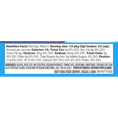 Jell-O Black Cherry Sugar Free Gelatin Mix, 0.3 OZ Jell-O 