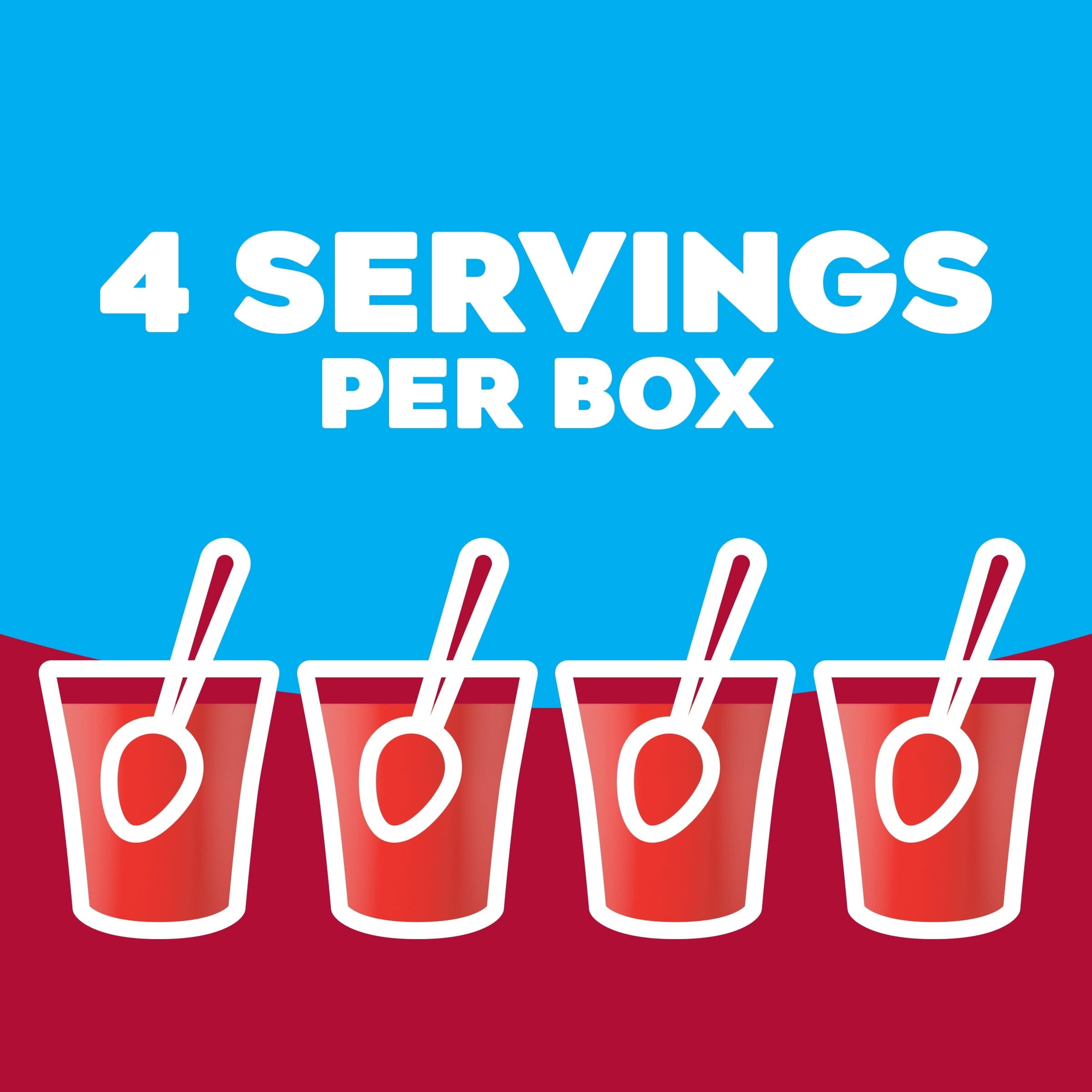 Jell-O Cherry Artificially Flavored Zero Sugar Low Calorie Gelatin Dessert Mix, 0.3 oz Box Jell-O 