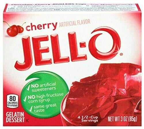 Jell-O Cherry Gelatin Dessert 3 oz Jell-O 
