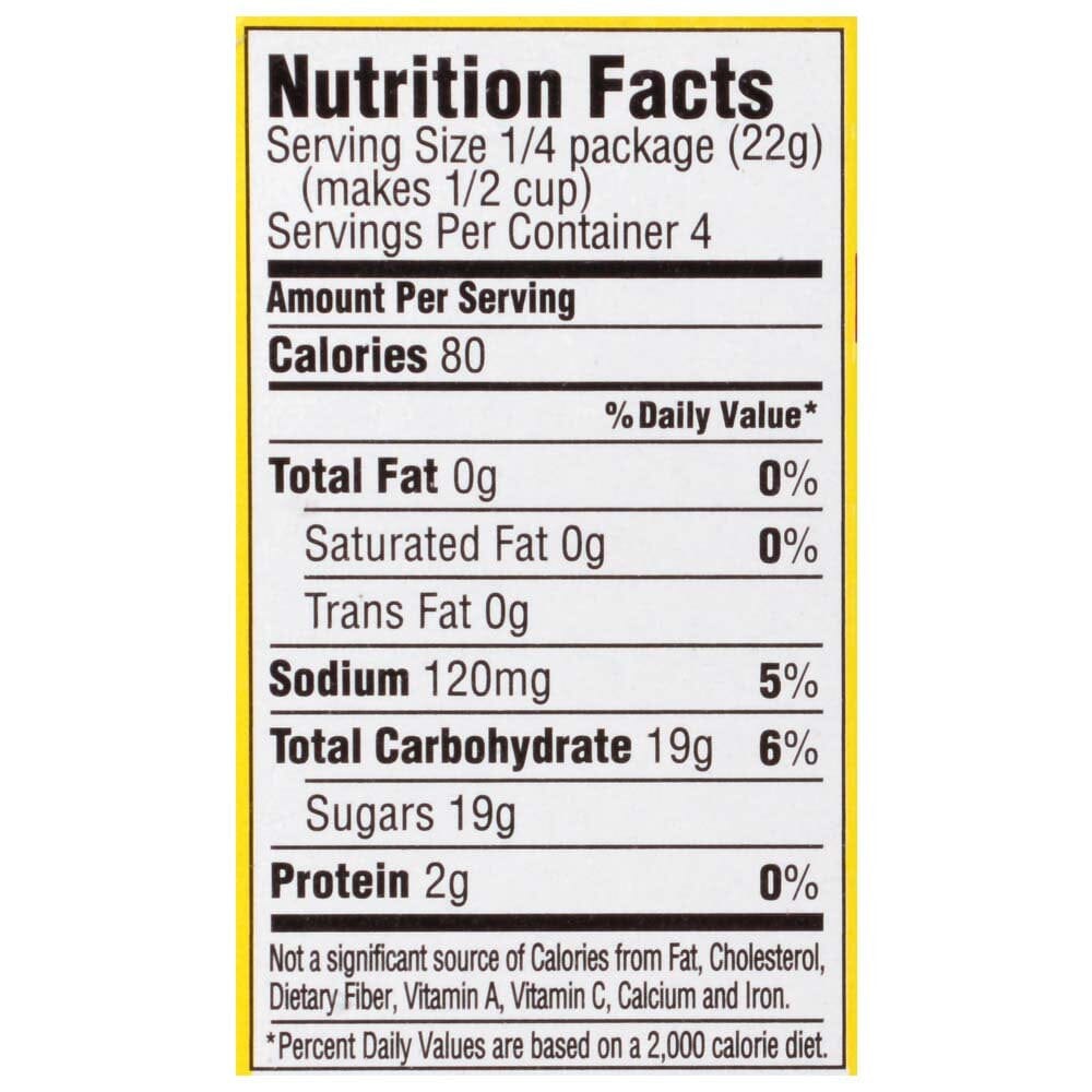 Jell-O Lemon Gelatin Mix 3 Ounce Box Jell-O 