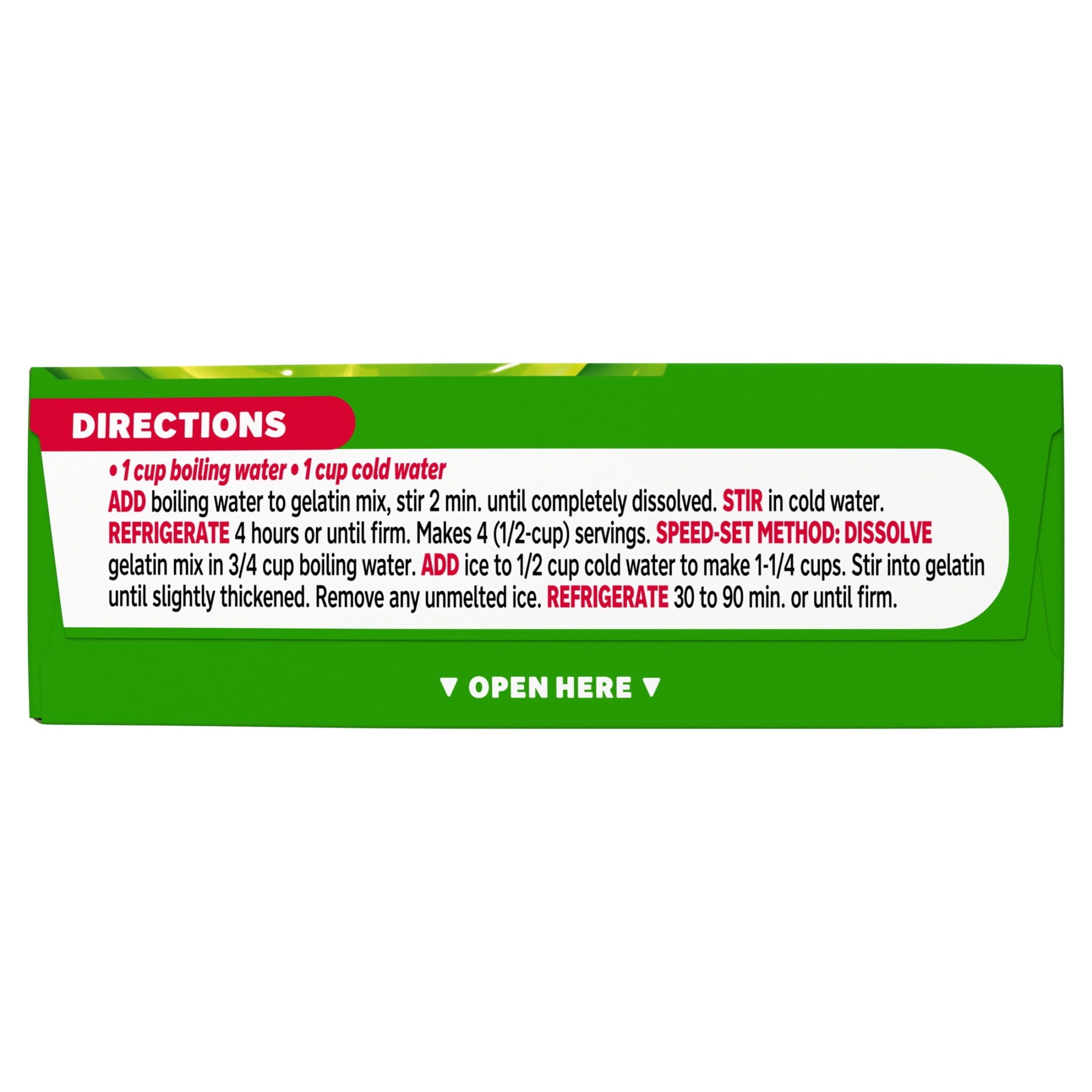 Jell-O Lime Gelatin Dessert Mix, 3 oz Box Jell-O 
