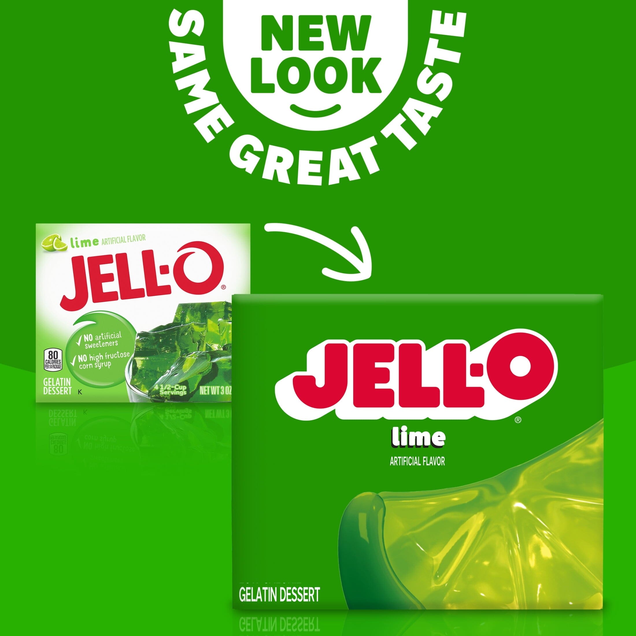 Jell-O Lime Gelatin Dessert Mix, 3 oz Box Jell-O 