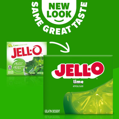 Jell-O Lime Gelatin Dessert Mix, 3 oz Box Jell-O 