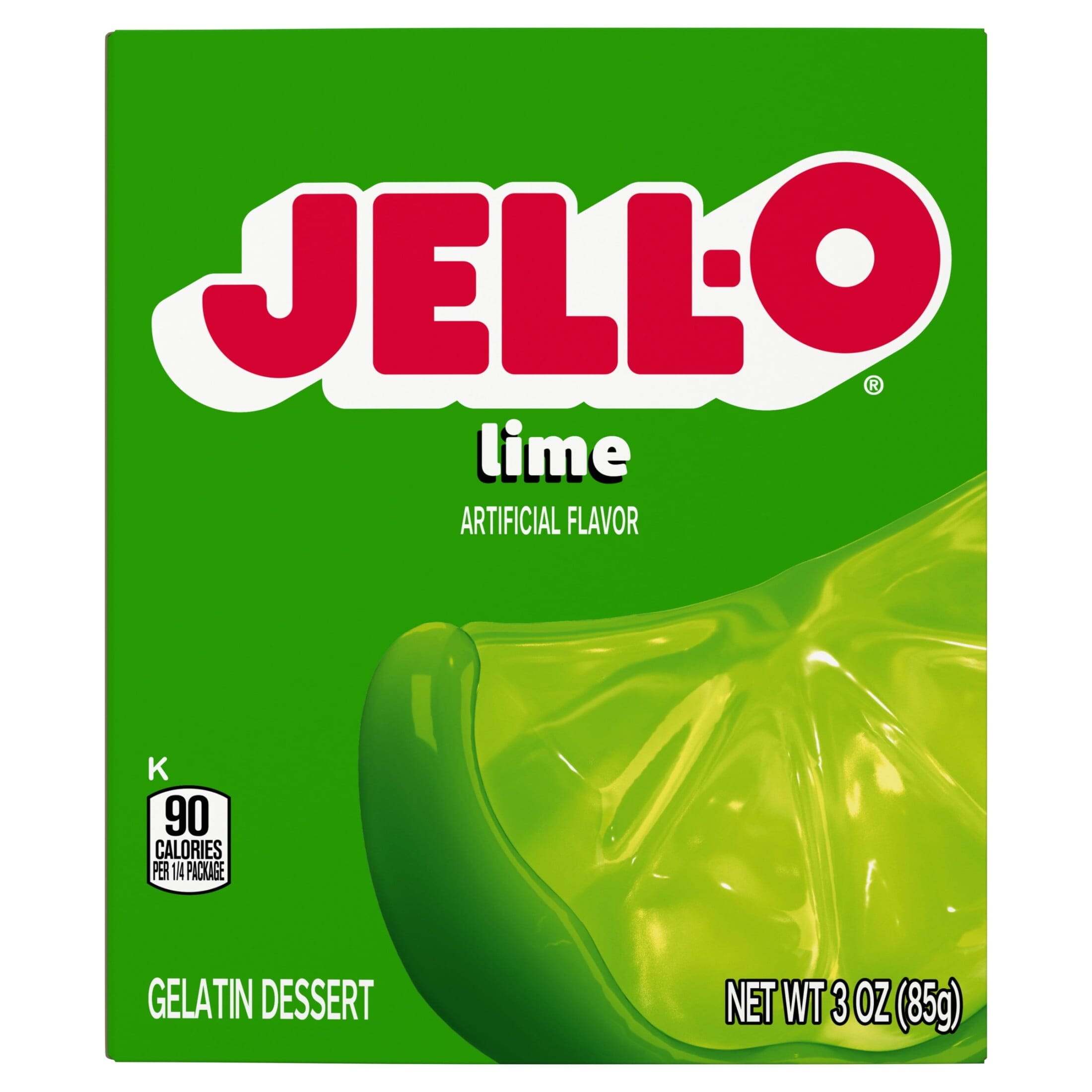 Jell-O Lime Gelatin Dessert Mix, 3 oz Box Jell-O 
