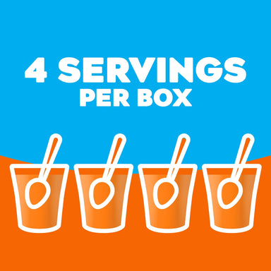 Jell-O Orange Artificially Flavored Zero Sugar Low Calorie Gelatin Dessert Mix, 0.3 oz Box Jell-O 