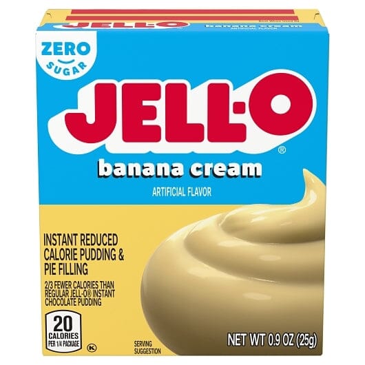 Jell-O Sugar Free Instant Pudding & Pie Filling Mixes Jell-O Banana Cream 1 Ounce 