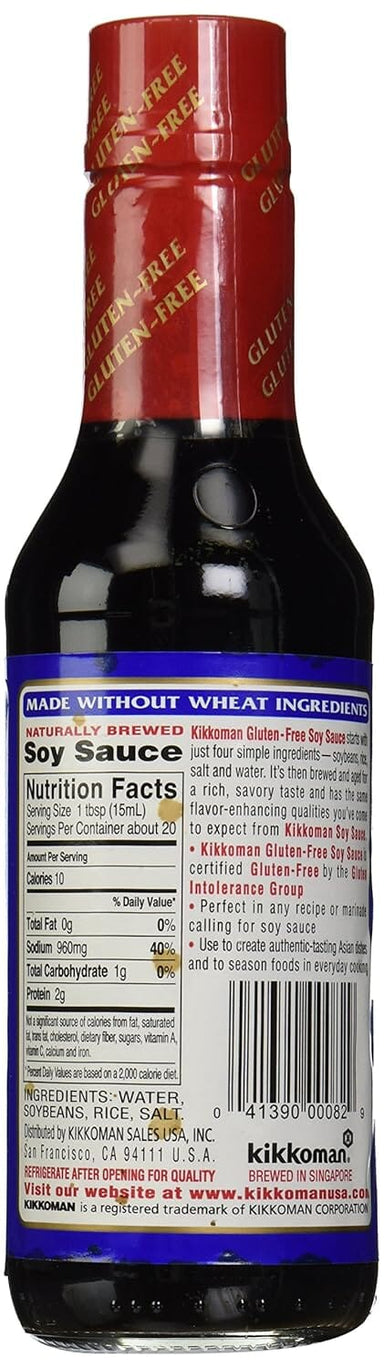 Kikkoman Naturally Brewed Soy Sauce, Gluten-Free Kikkoman 