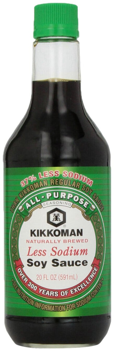 Kikkoman Naturally Brewed Soy Sauce, Less Sodium (EXP AUG 2025) Kikkoman Less Sodium (EXP AUG 2025) 10 Fluid Ounce 