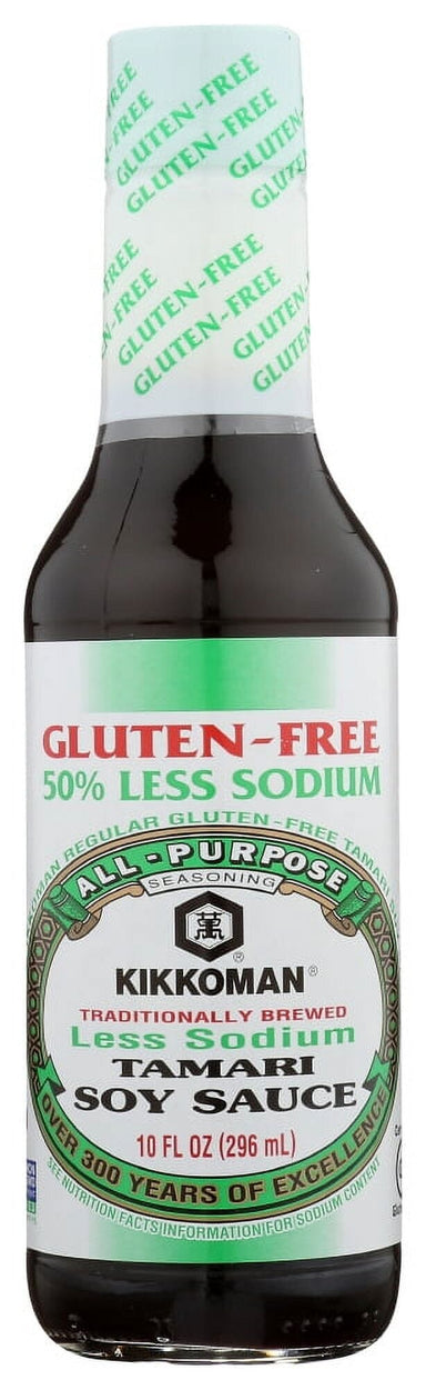 Kikkoman Tamari Less Sodium Soy Sauce , 10 Fl Oz Kikkoman 