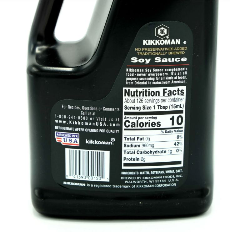 Kikkoman Traditionally Brewed Original Soy Sauce Kikkoman 