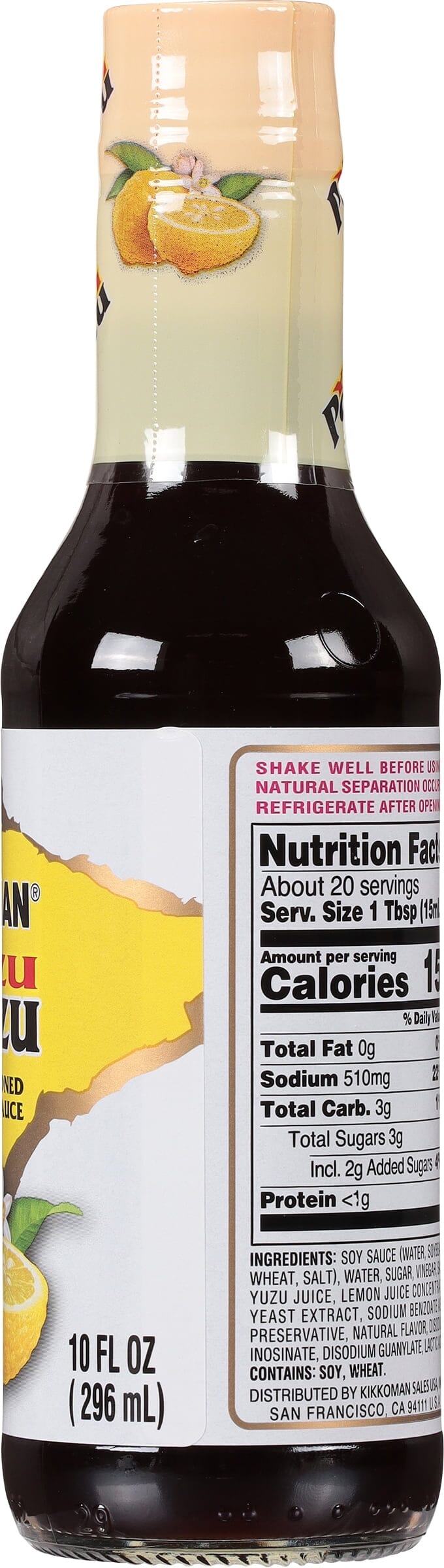 Kikkoman Yuzu Ponzu Sauce, 10 Ounce Kikkoman 
