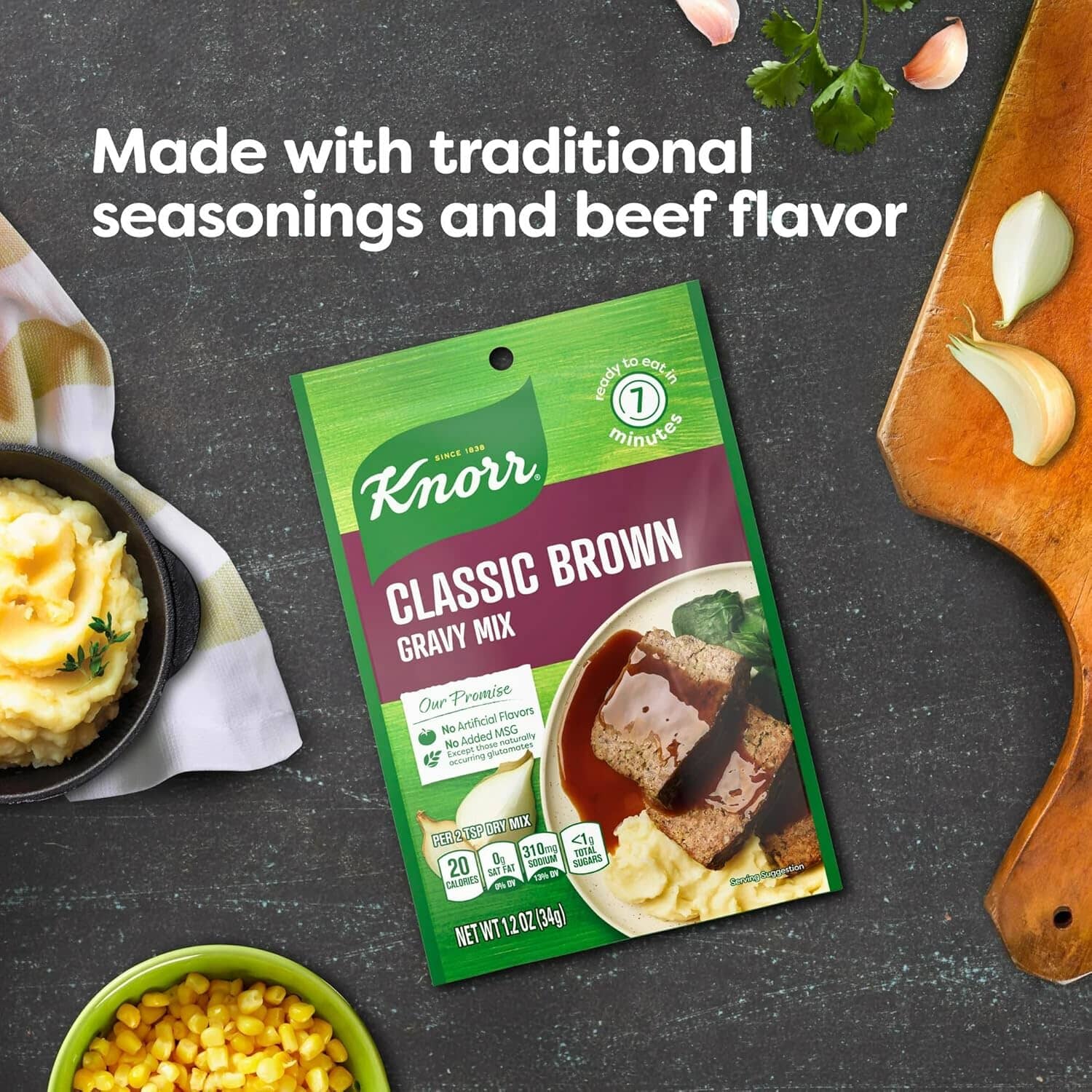 Knorr Classic Brown Gravy Mix, 1.2 Ounce Knorr 