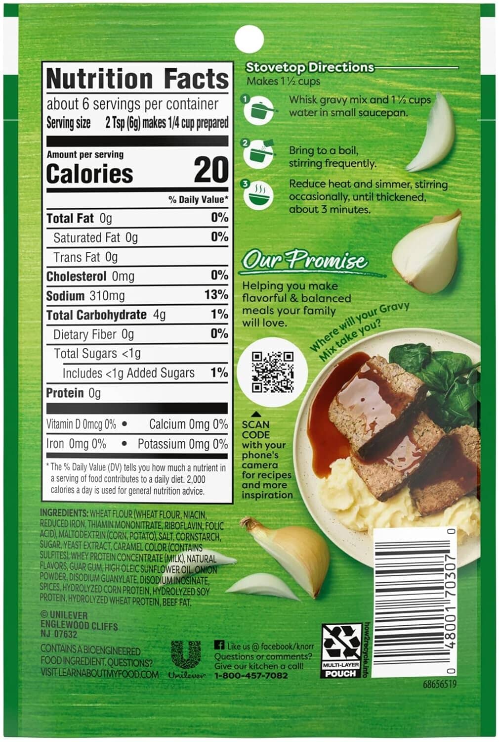 Knorr Classic Brown Gravy Mix, 1.2 Ounce Knorr 