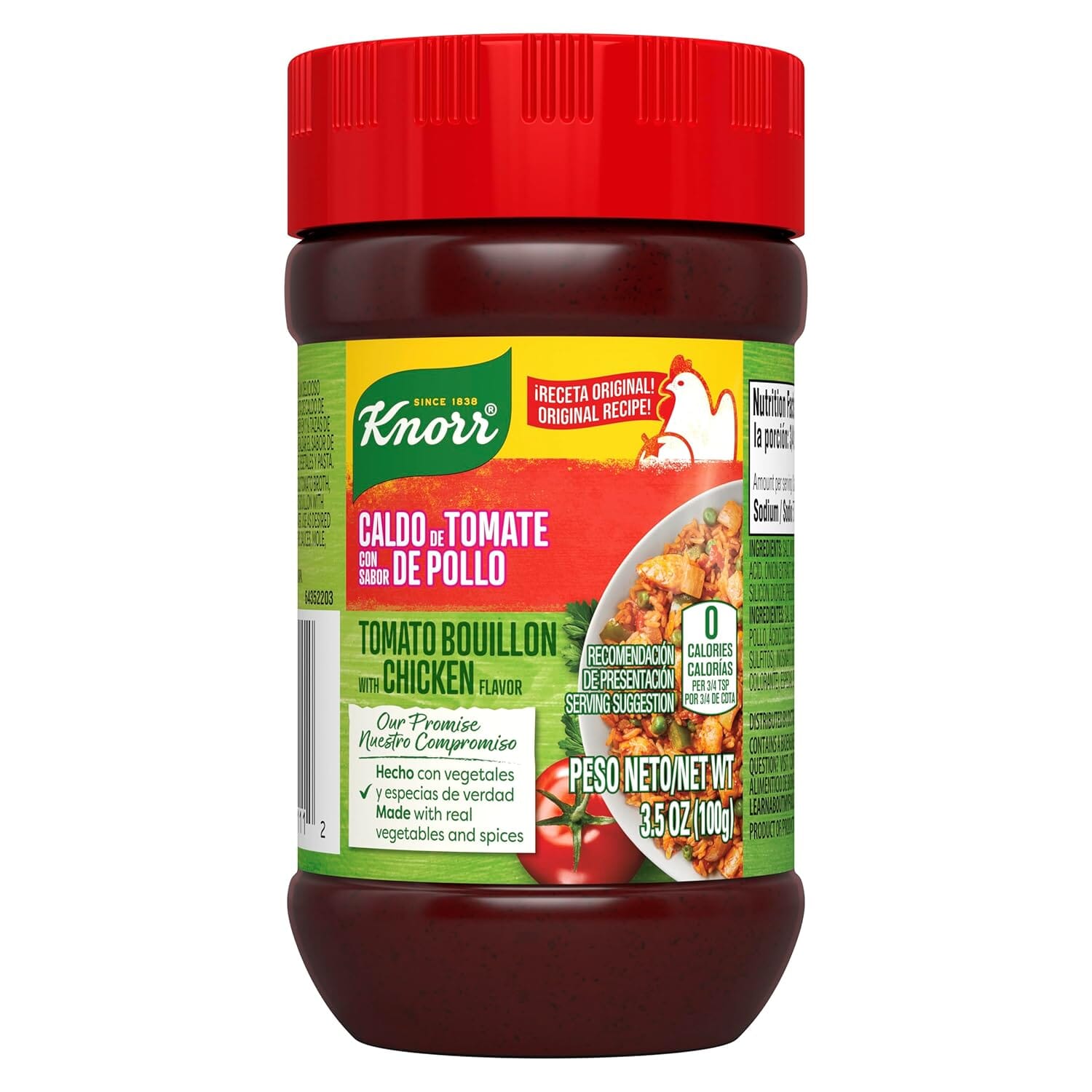 Knorr Tomato Boullion with Chicken Flavor, 3.5 Ounce Knorr 3.5 Ounce 