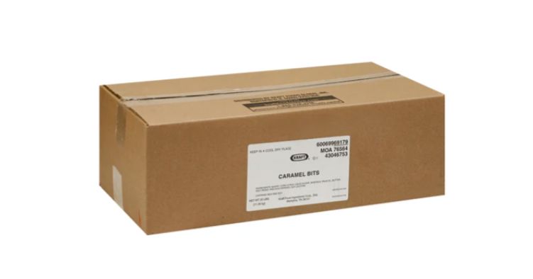 Kraft Premium Candy Caramel Bits Bulk, 25 lb Kraft 