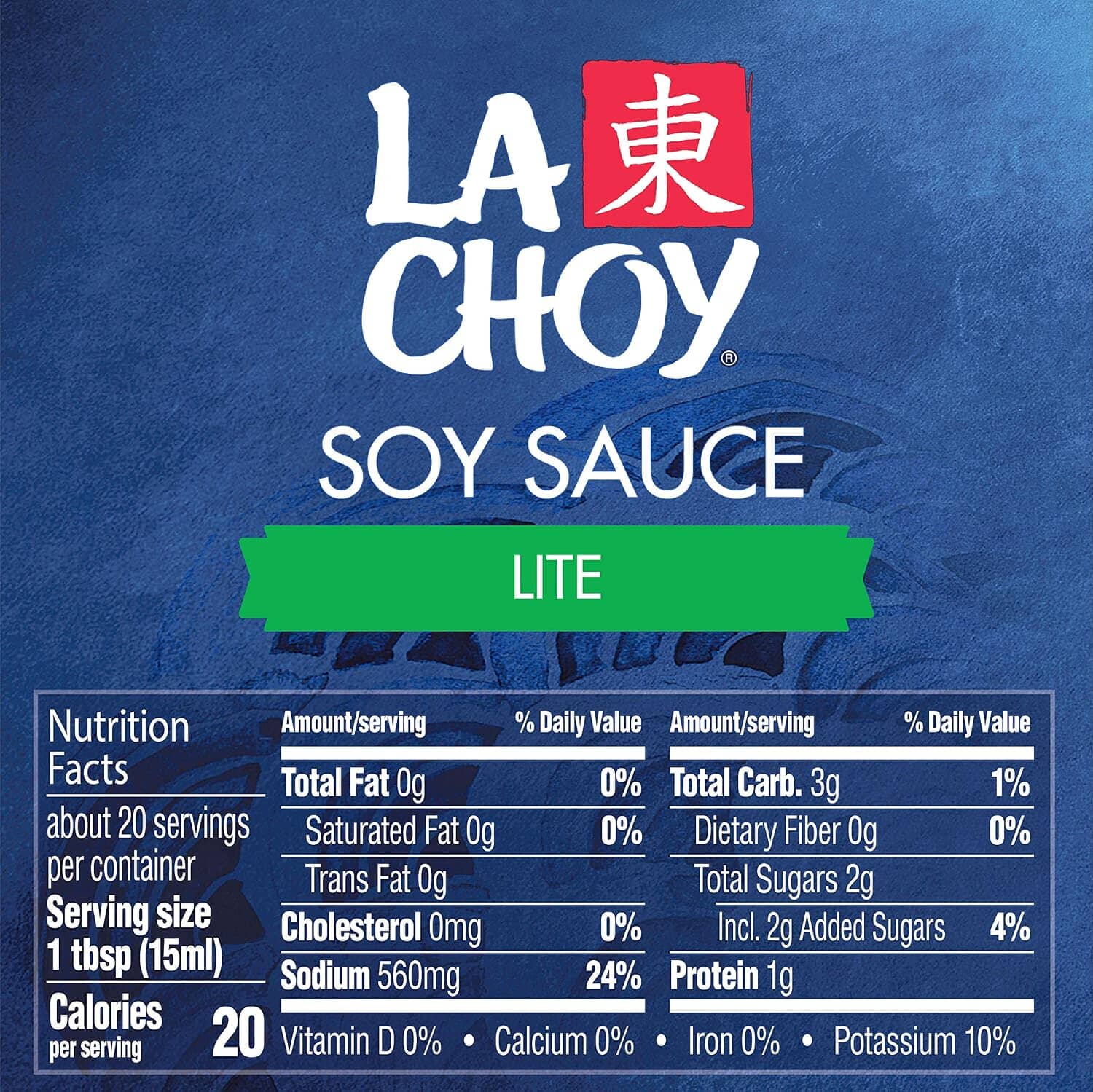 La Choy Lite Soy Sauce, 10 Ounce La Choy 