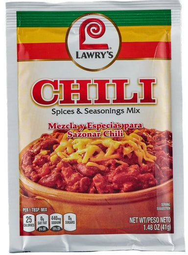 Lawry's Chili Spices and Seasonings Mix, 1.48 Ounce Lawry's 1.48 Ounce 