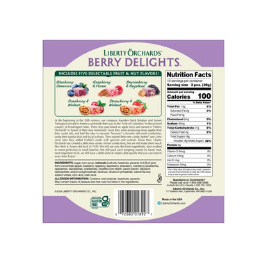 Liberty Orchards Berry Delights, 10 Ounce Liberty Orchards 