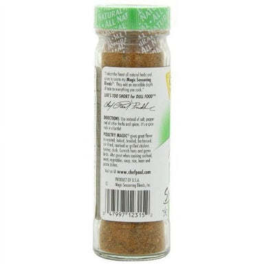Magic Seasoning Blends Chef Paul Prudhommes Poultry Magic, 2 oz Chef Paul Prudhomme 