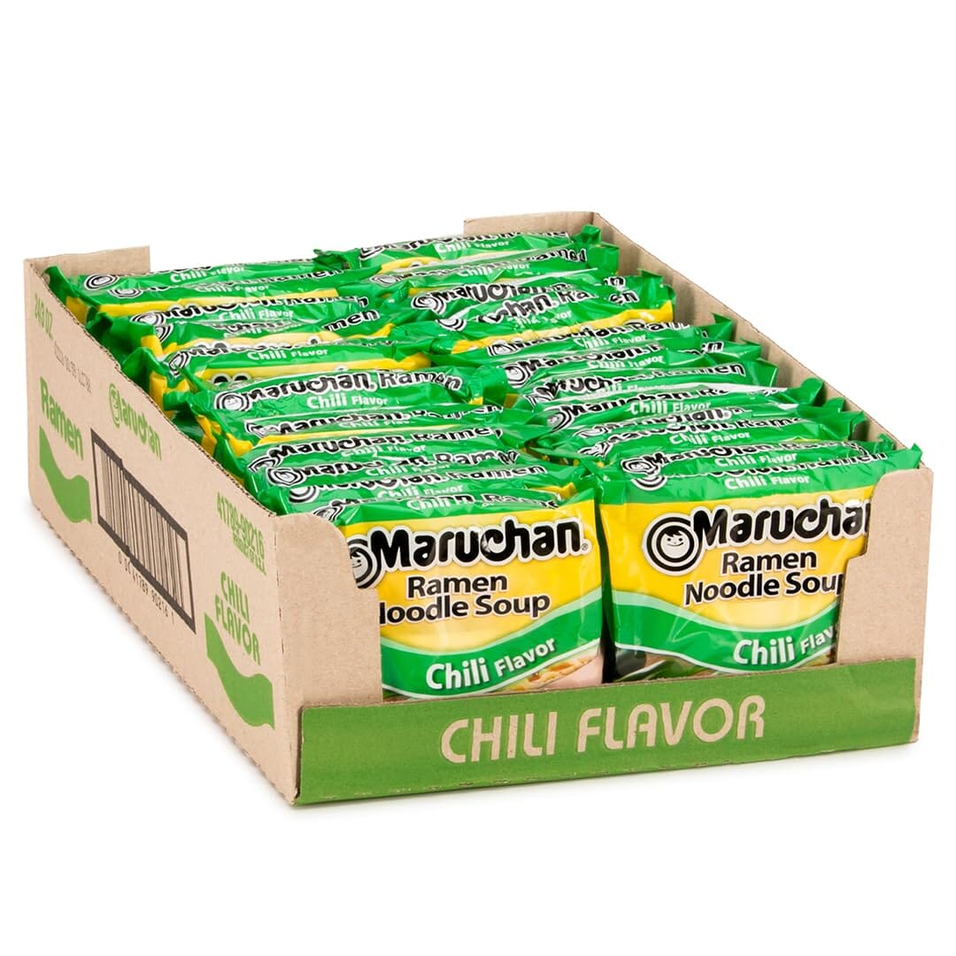 Maruchan Hot Chili Flavor Ramen Noodle Soup, 3 Ounce Maruchan 