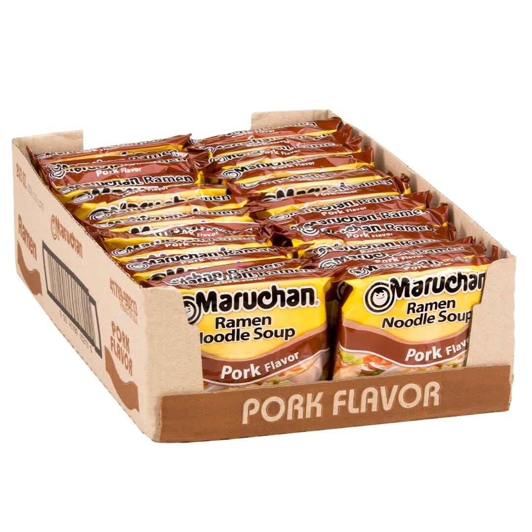 Maruchan Ramen Noodle Soup, Pork Flavor, 3-Ounce Maruchan Ramen 