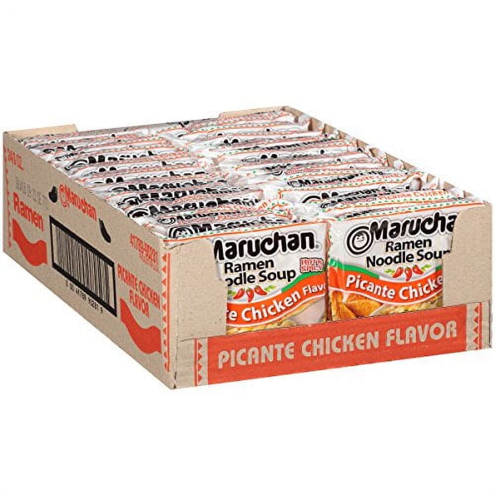 Maruchan Ramen Picante Chicken, 3.0 Oz, Pack Of 24 Maruchan 