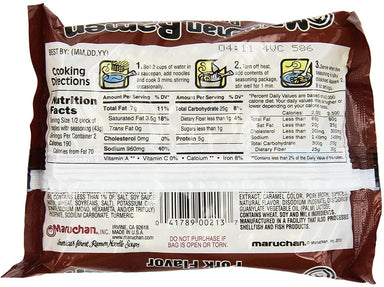 Maruchan Ramen, Pork, 3-Ounce Packages Maruchan Ramen 