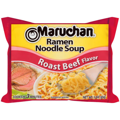 Maruchan Ramen, Roast Beef, 3-Ounce Packages Maruchan Ramen 3 Ounces 