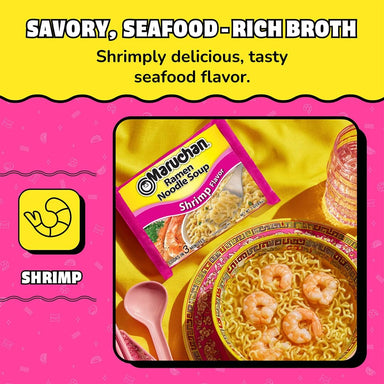Maruchan Ramen Shrimp Flavor Noodle Soup 3 oz Maruchan Ramen 