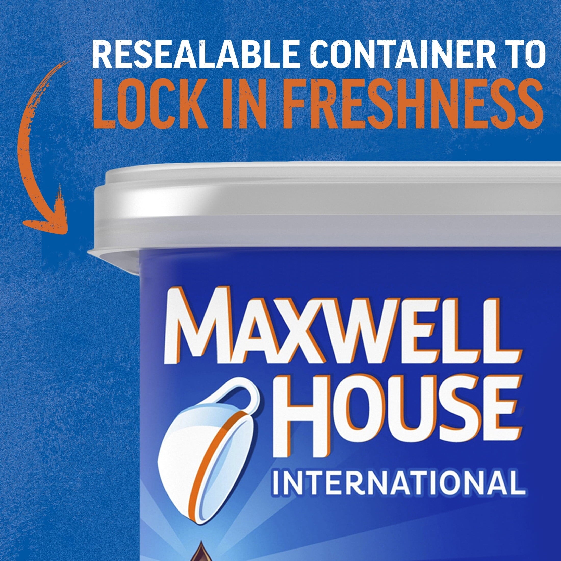 Maxwell House International French Vanilla Café-Style Sugar Free Instant Coffee Beverage Mix, 4 oz. Canister Maxwell House 