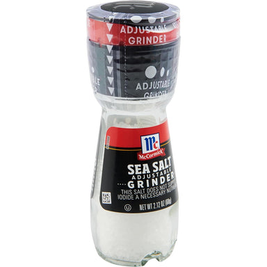 McCormick Sea Salt Grinder, 2.12 oz McCormick 2.12 Ounce (Pack of 1) 