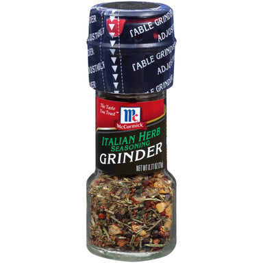 McCormick Spices & Seasonings Grinder McCormick Italian Herb Seasoning 0.77 Ounce 