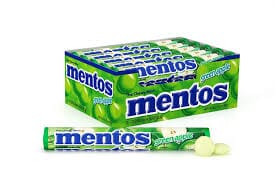Mentos Rolls, Green Apple, 1.32 Ounce Mentos 1.32 Oz-24 Count 